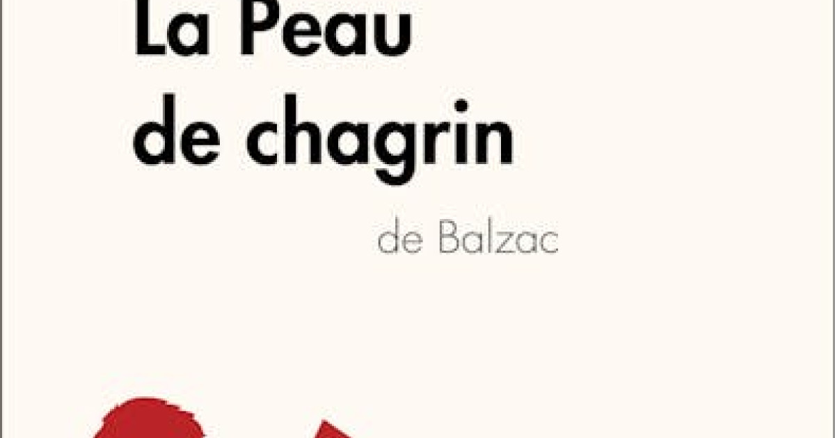 La Peau De Chagrin D'Honoré De Balzac (Analyse De L'oeuvre) : Analyse ...